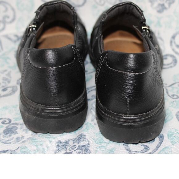 Clarks Black Leather Sneakers - Picture 5 of 11